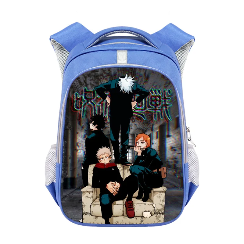 

Cosplay Jujutsu Kaisen Bag 3D Kawaii Cartoon Anime Itadori Yuji Fushiguro Megumi Printed Backpack Kids School Gift