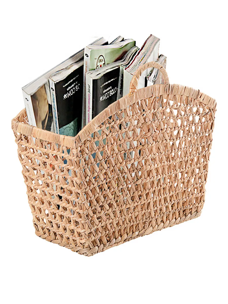 Плетеные товары из ротанга корзина для журнал аксессуары газет мелочи корзины