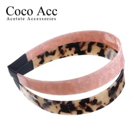 wholesale 2 2cm wide acetate hair hoop hairband clips accessories for women girls