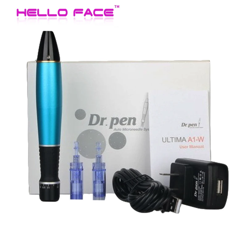 Беспроводная Dr.pen Ultima A1 профессиональная микроиглы ручка с 50 шт. иглы картриджи