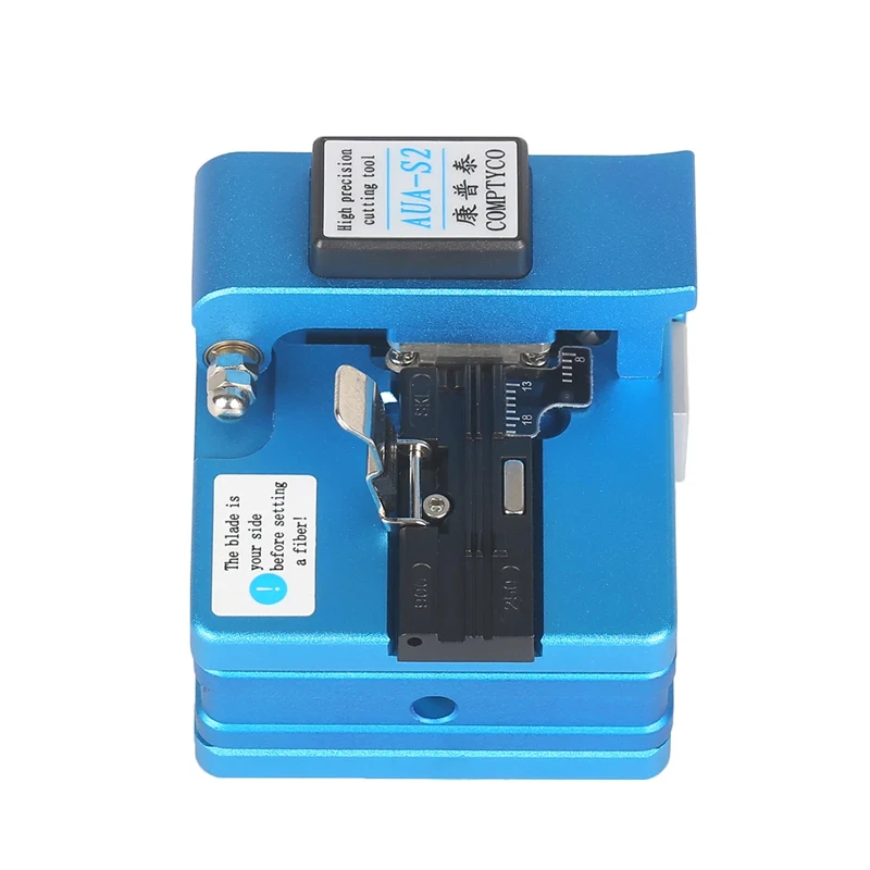 

AUA-S2 Optical Fiber Cleaver, High Precision Fiber Optic Knife Tools Cutter Machine, Silicone Fiber Cutting Machine Automaticall