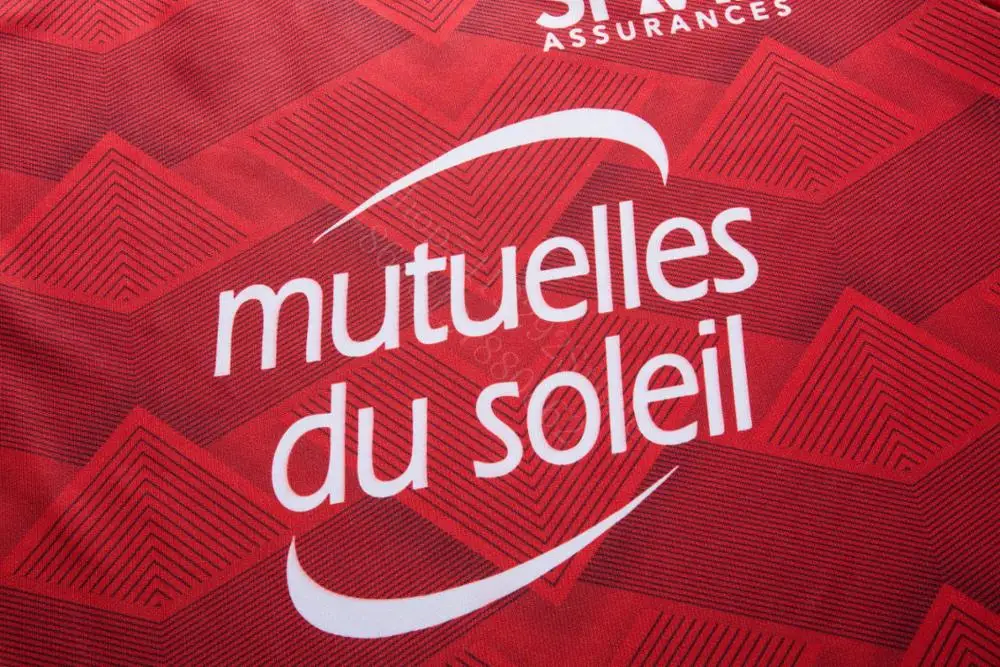 2019/20 TOULON Красный Регби домашний Реплика Вышивка Джерси Размер: S-5XL заказное имя и