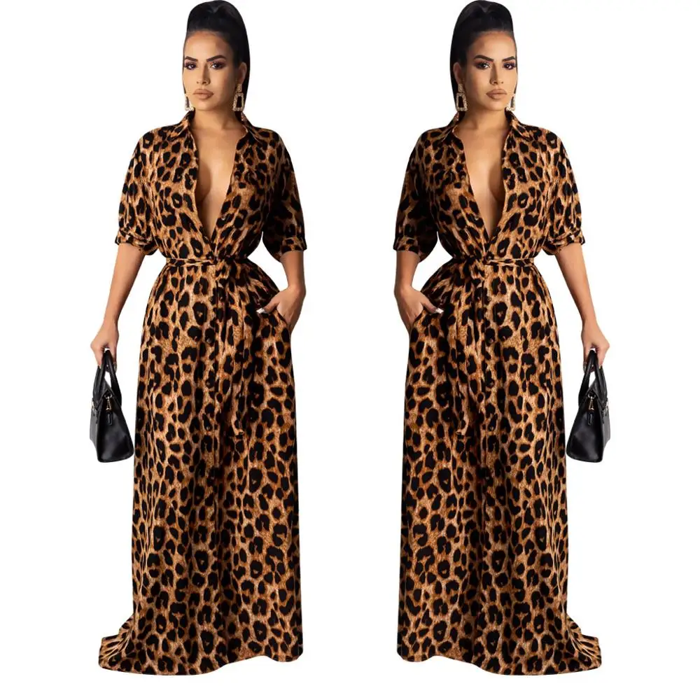Длинное платье женские платья с леопардовым принтом сексуальные вечерние зимние