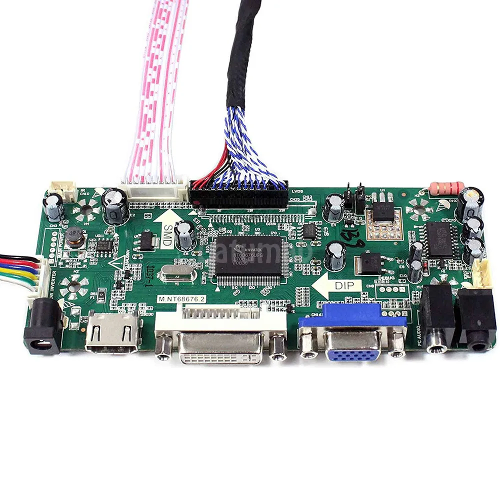 Latumab плата управления монитором набор мониторов светодиодный ЖК дисплей HDMI DVI VGA