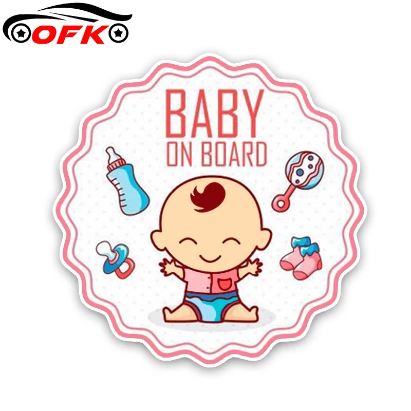 

Baby on Board and Toys Sticker Car Window Stickers Full Color Graphics Any Vehicle 14.3*14.3CM