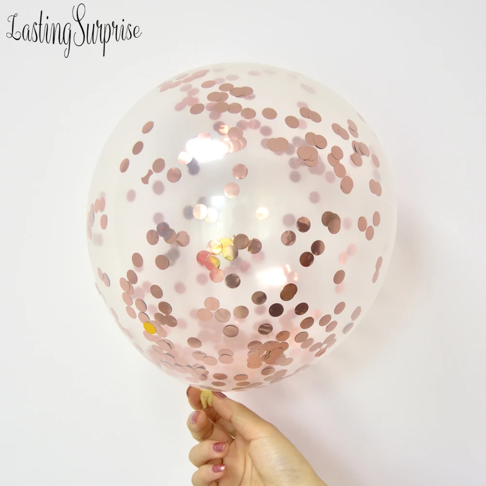 5 шт. 12-дюймовые воздушные шары с конфетти | Дом и сад