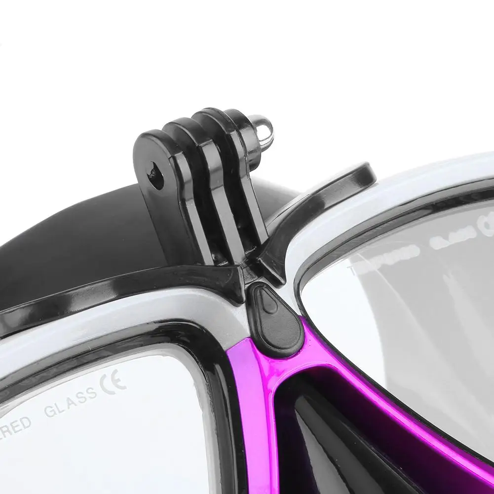 

Anti-fog Underwater Scuba Silicone Snorkel+ Diving Snorkeling Mask Set