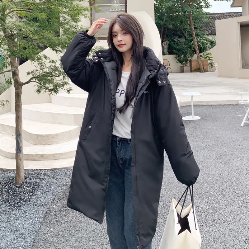 Новый зимняя стеганная куртка женская осень пальто женское пуховик женский 2021