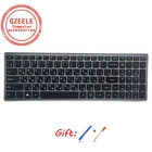 Русская Серебряная новая RU Клавиатура для ноутбука Lenovo Z500 Z500A