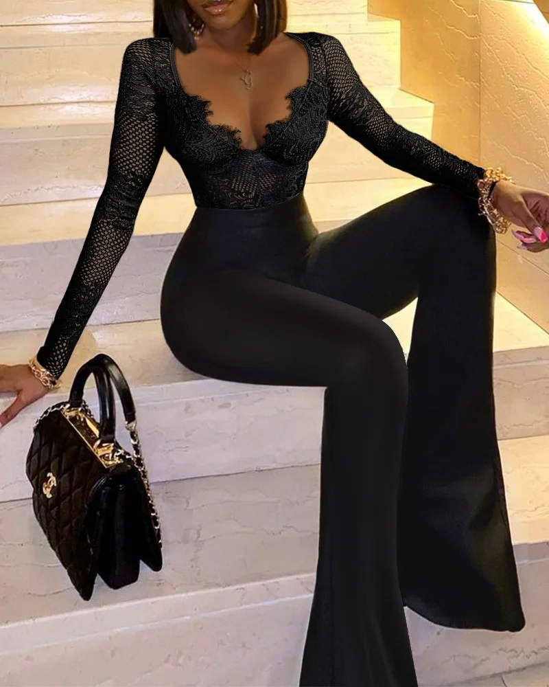 

Women's Jumpsuits for Women 2021 Sexy Sexy Woman Evening Jumpsuit Elegant Sports Jumpsuit W Female Winter Short Long Elegance
