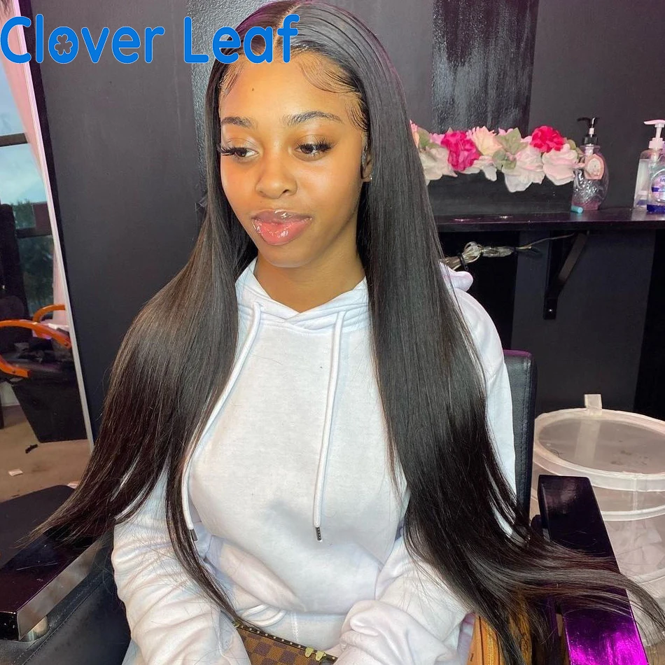 

Прямой парик HD, прозрачные кружевные передние парики из человеческих волос, 13x 4, передний парик на сетке, Реми, 38 дюймов, длинный прямой парик...