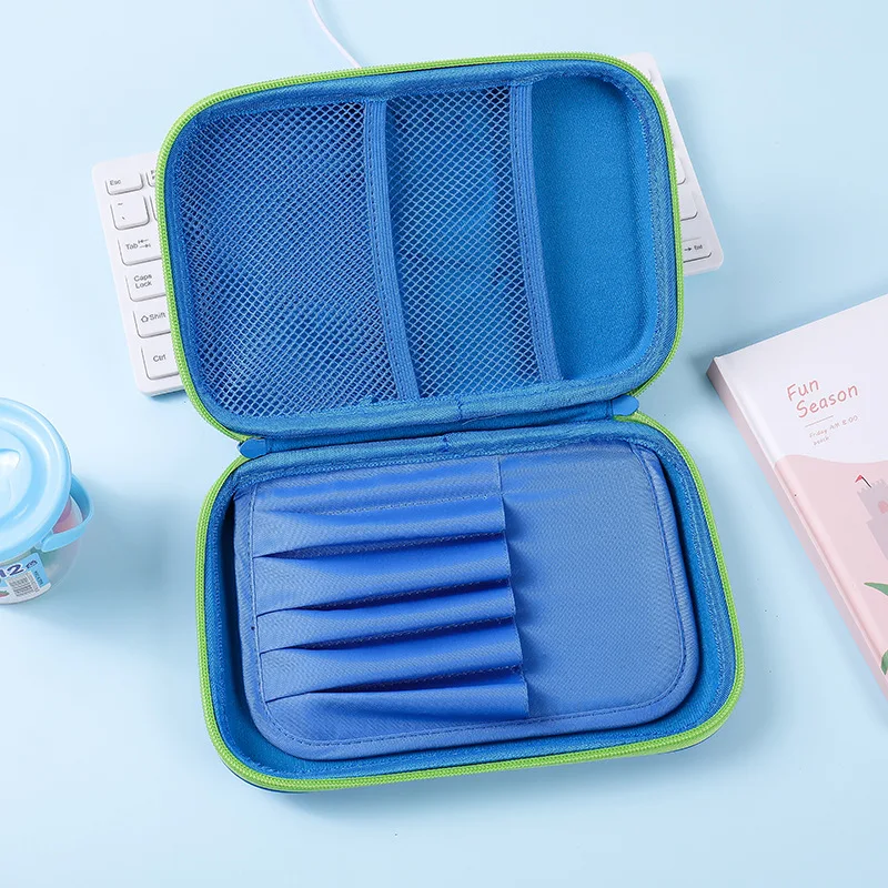 Кавайный школьный чехол-карандаш 3D Пенал Сумка с милой лисой для девочек и