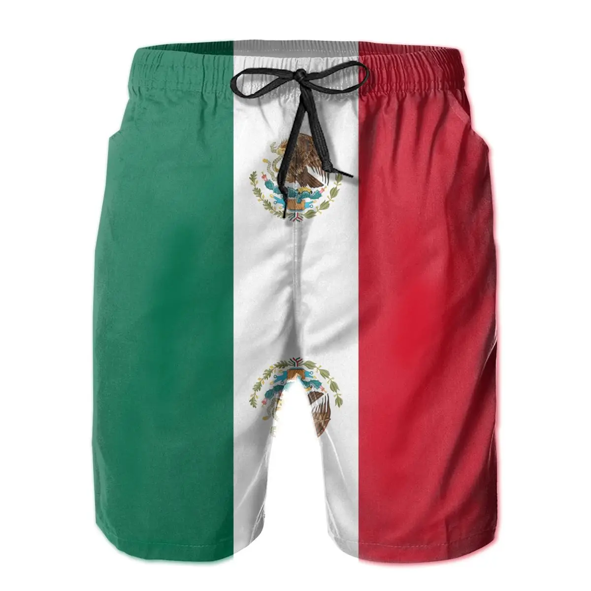 

Male Shorts Causal R333 Breathable Quick Dry Humor GraphicSports Flag Of Mexico