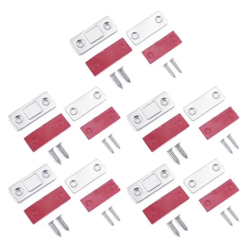 5 шт. магнитные дверные защелки из нержавеющей стали | Обустройство дома