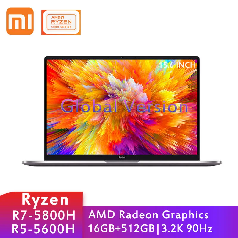 

Xiaomi RedmiBook Pro 15 Laptop AMD Ryzen 7 5800H / Ryzen 5 5600H 16GB DDR4+512GB SSD 15.6 inch 3.2K 90Hz Notebook PC Computer