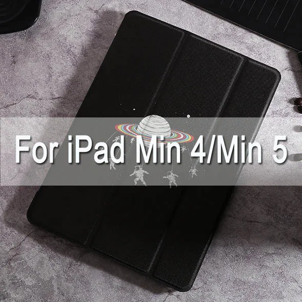 star for mini 4 5 Чехол-подставка из искусственной кожи с рисунком звезды для Apple ipad mini 12345 air1 2, автоматический режим сна и пробуждения, чехол для ipad 234, ipad - Цвет: star for mini 4 5