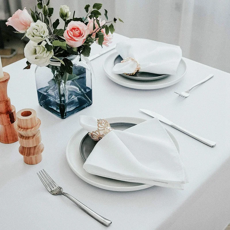 

Napkin Rings Set of 12 Crown Rhinestone Napkin Rings for Wedding Party Dinner Table Decor Easter Napkin Rings