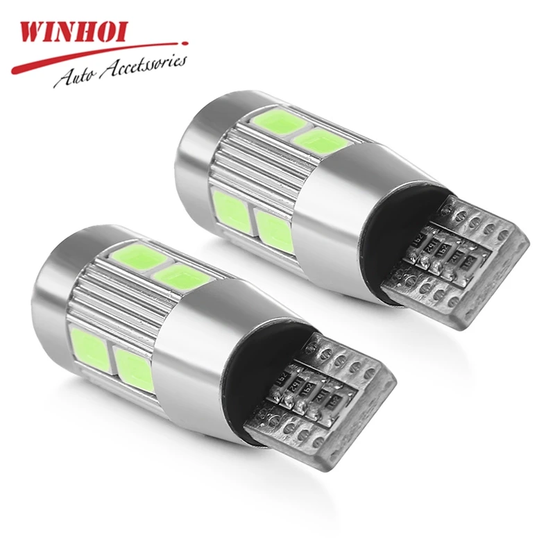 Светодиодный противотуманный светильник 10SMD T10 светодиодный Canbus W5W 194 168 5630 5730