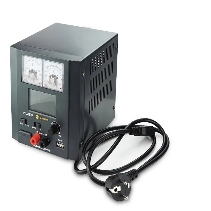 Sunshine 1503 TD Мощность метр для Мобильный телефон обслуживание Амперметр 15V 3A DC