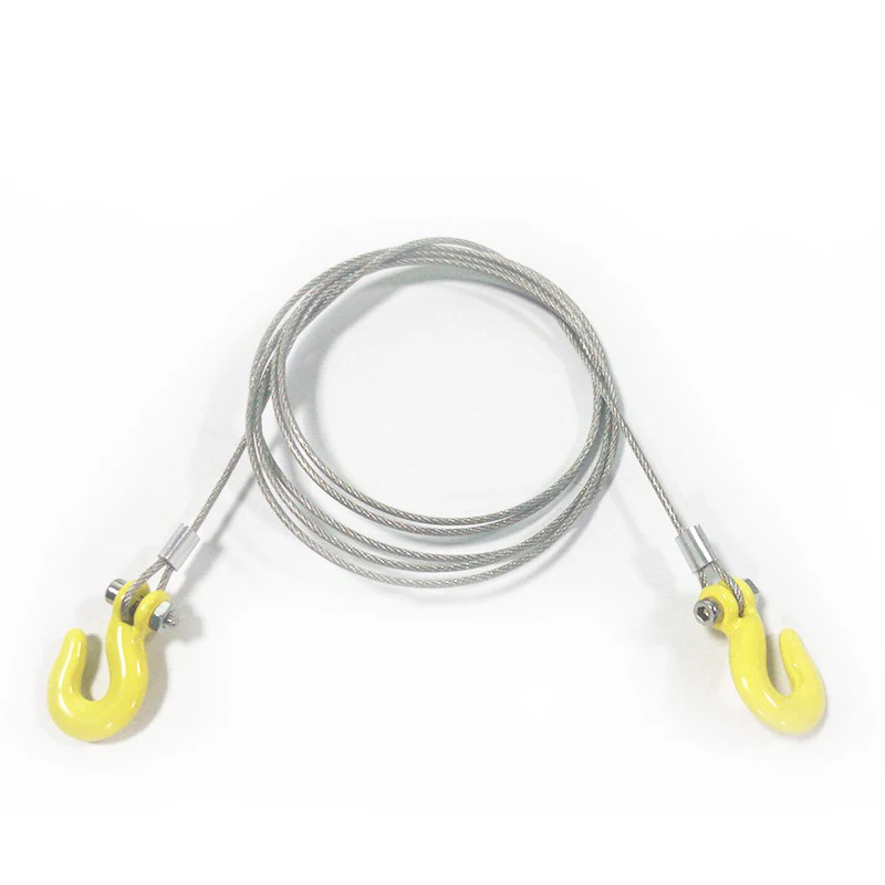 

1/10 RC Crawler Model TRX-4 SCX10 Off-road Car Tow Trailer Cable w/ Yellow Hook TH10389-SMT6
