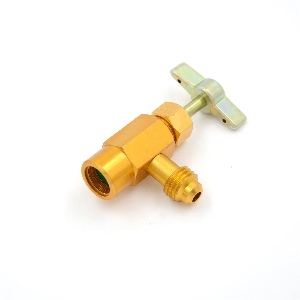 ZLinKJ AC хладагент латунный кран R 134 134a может распределять 1/2 &quotACME резьба клапан