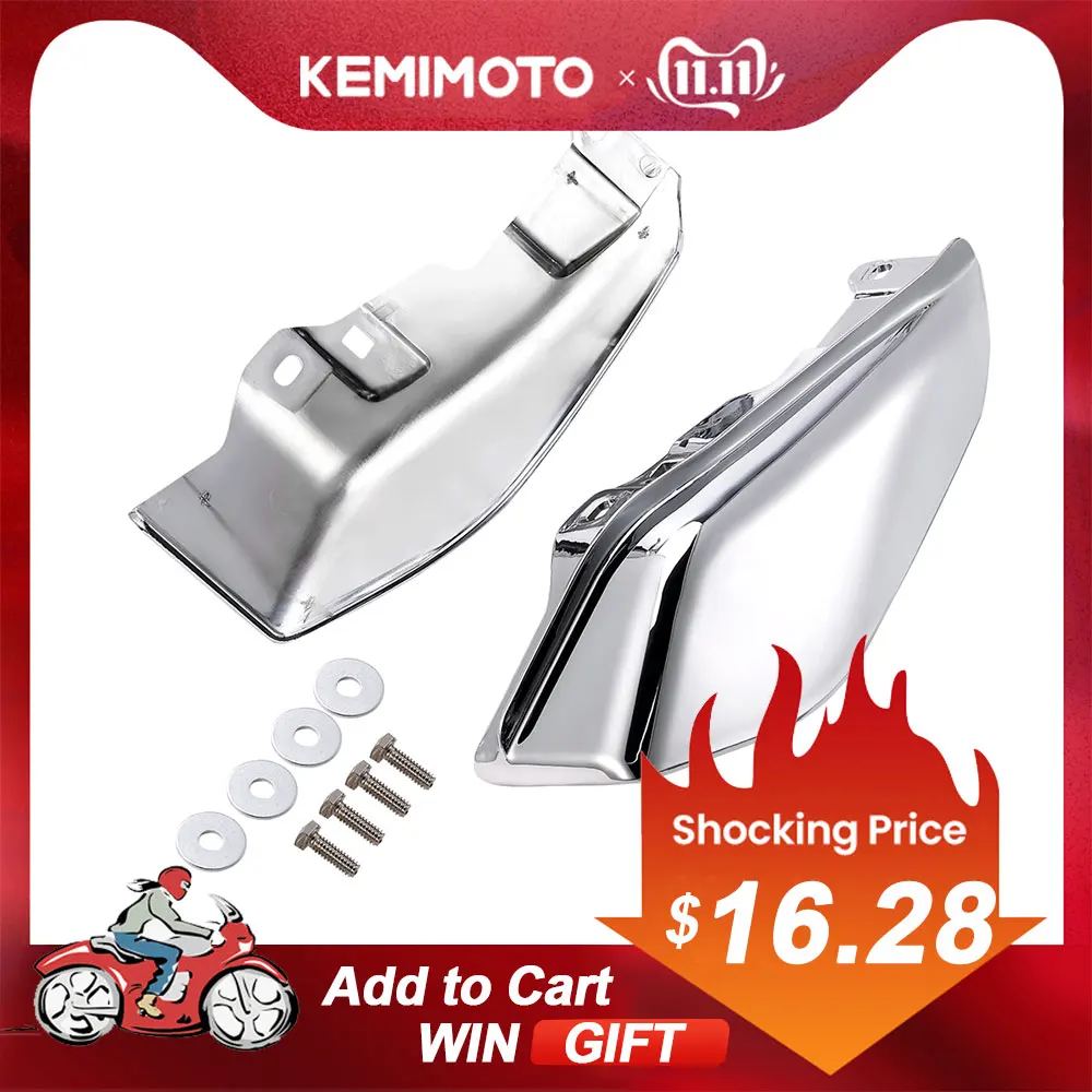 Дефлекторы воздуха средней рамы для Touring Electra Glide Road King Street Glide FLHX Electra Glide 2009 10 11 12 13 14 15