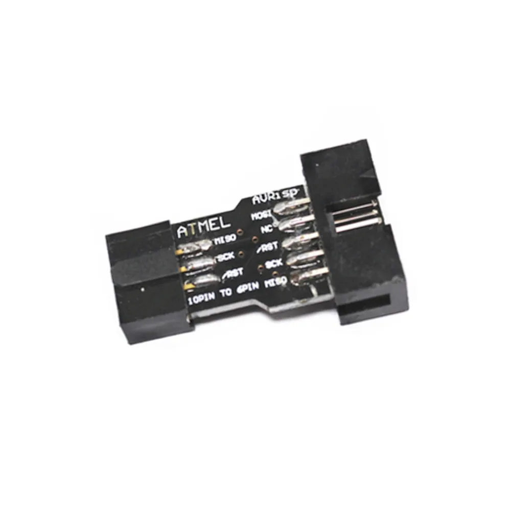10 контактный до 6 Pin адаптер доска для AVRISP MKII USBASP STK500 высокое