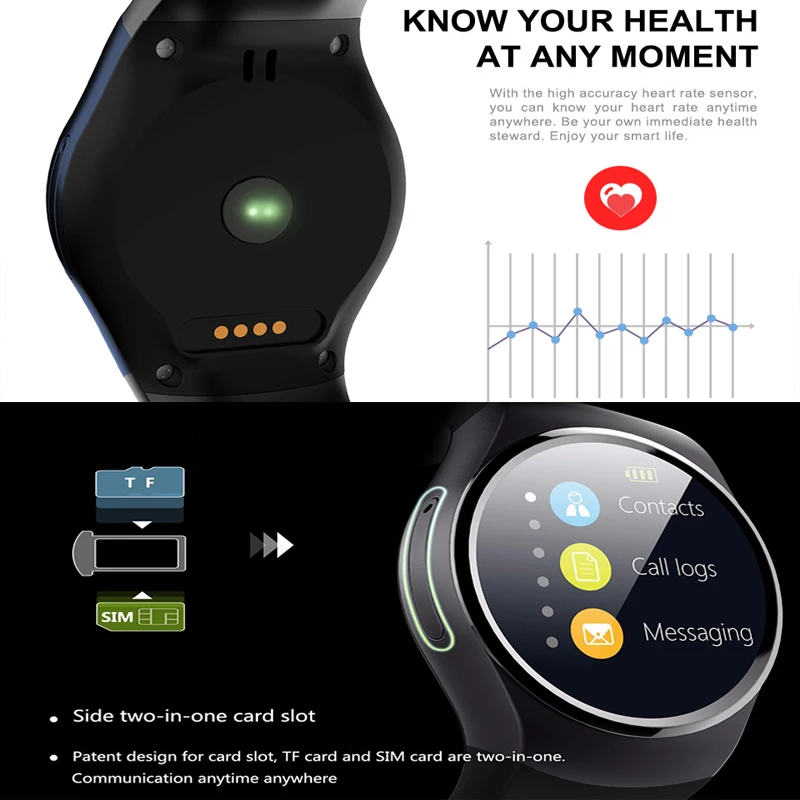 Умные часы для мужчин и женщин пульсометр Мониторинг Артериального давления