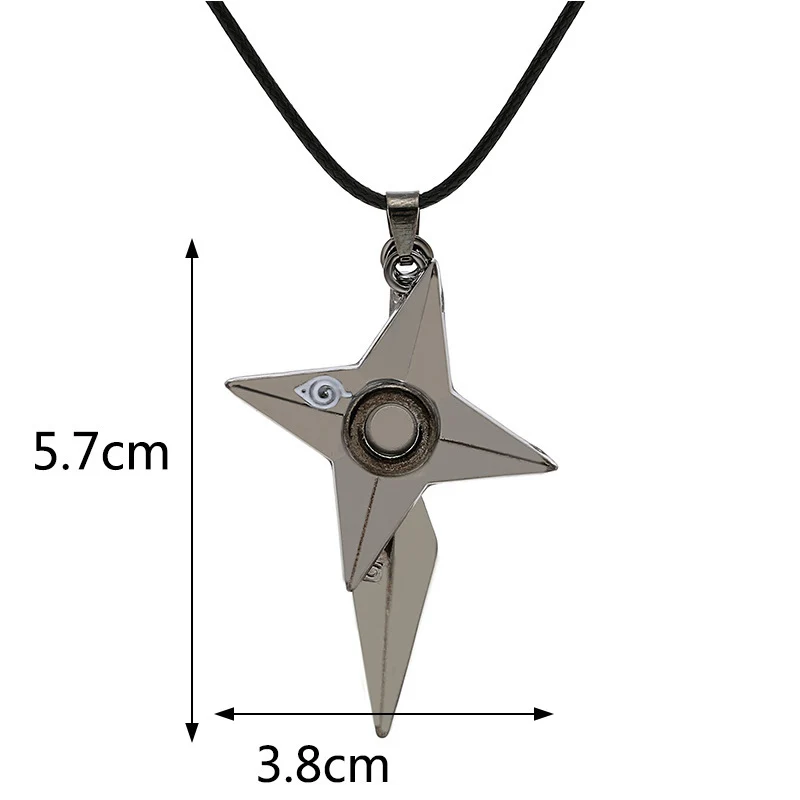 Косплей реквизит аниме Наруто Учиха Костюм кунай ожерелье сплав унисекс