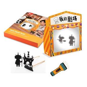 Творческие игрушки сделай сам, куклы-тени, кинотеатр, проектор рассказов для детей, художественное ремесло, комплект для обучения, ремесло для детей, Семейная Игра