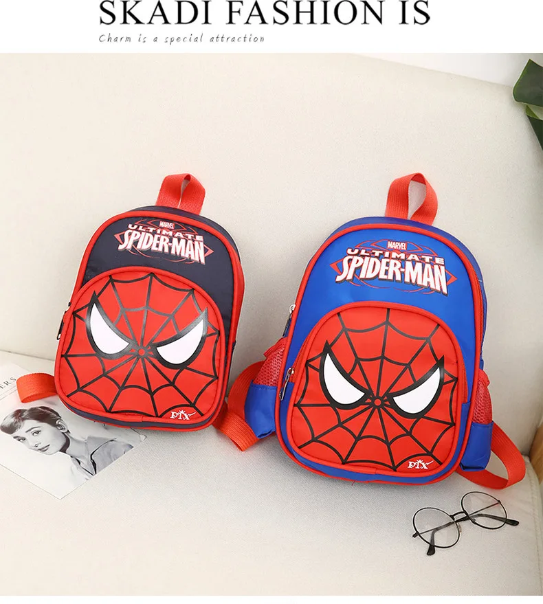 Детская школьная сумка disney, новинка, рюкзак для мальчика с человеком-пауком, аниме, мультяшная принцесса из мультфильма «Холодное сердце», школьная сумка, рюкзаки на заказ