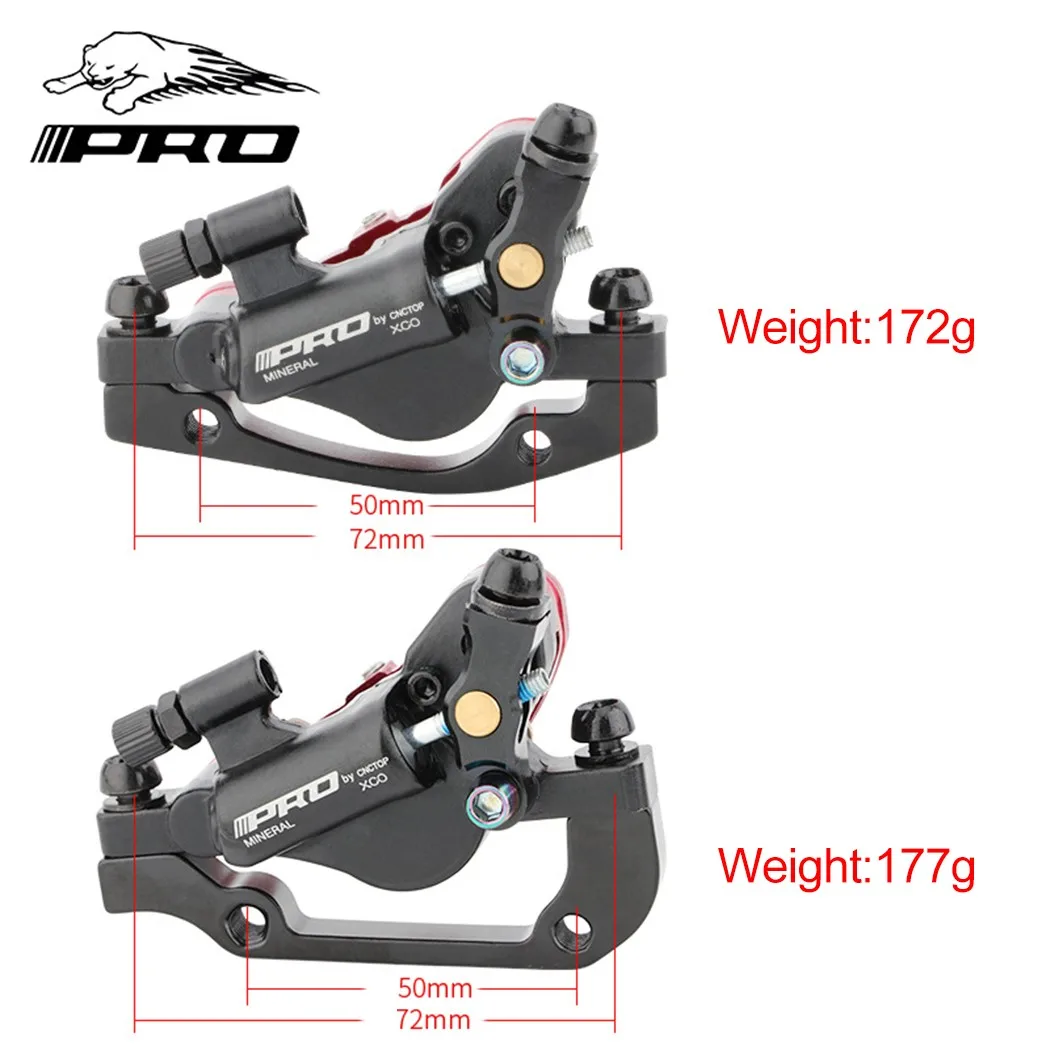 

1pair Bicycle Disc Brake Aluminum Alloy Bike Front Rear Mechanical Cycling Brake MTB Road Bike Caliper Double Brakes Lightweight