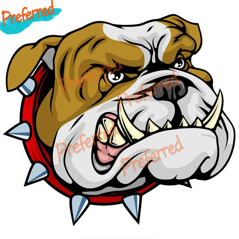 

Angry Dog Sticke Bully Bulldog Decal Motocross Racing Laptop Helmet Trunk Wall Vinyl Car Sticker Die Cutting