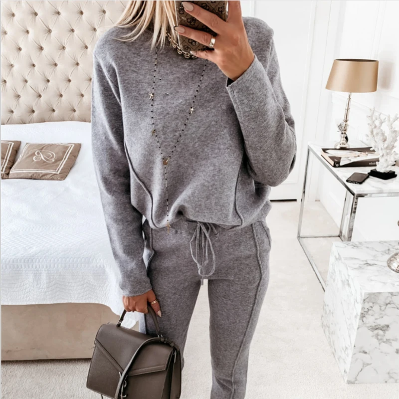 

Spring 2 piece sets womens outfits Sweatshirt+Pants two piece set women Sportswear Casual Long Sleeve Sweatshirt Pants sets