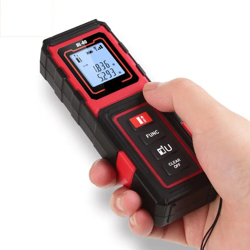 40 / 50M Handheld Laser Rangefinder Digital Ruler Tape Measure Wheel Electronic Measurement Metro | Инструменты