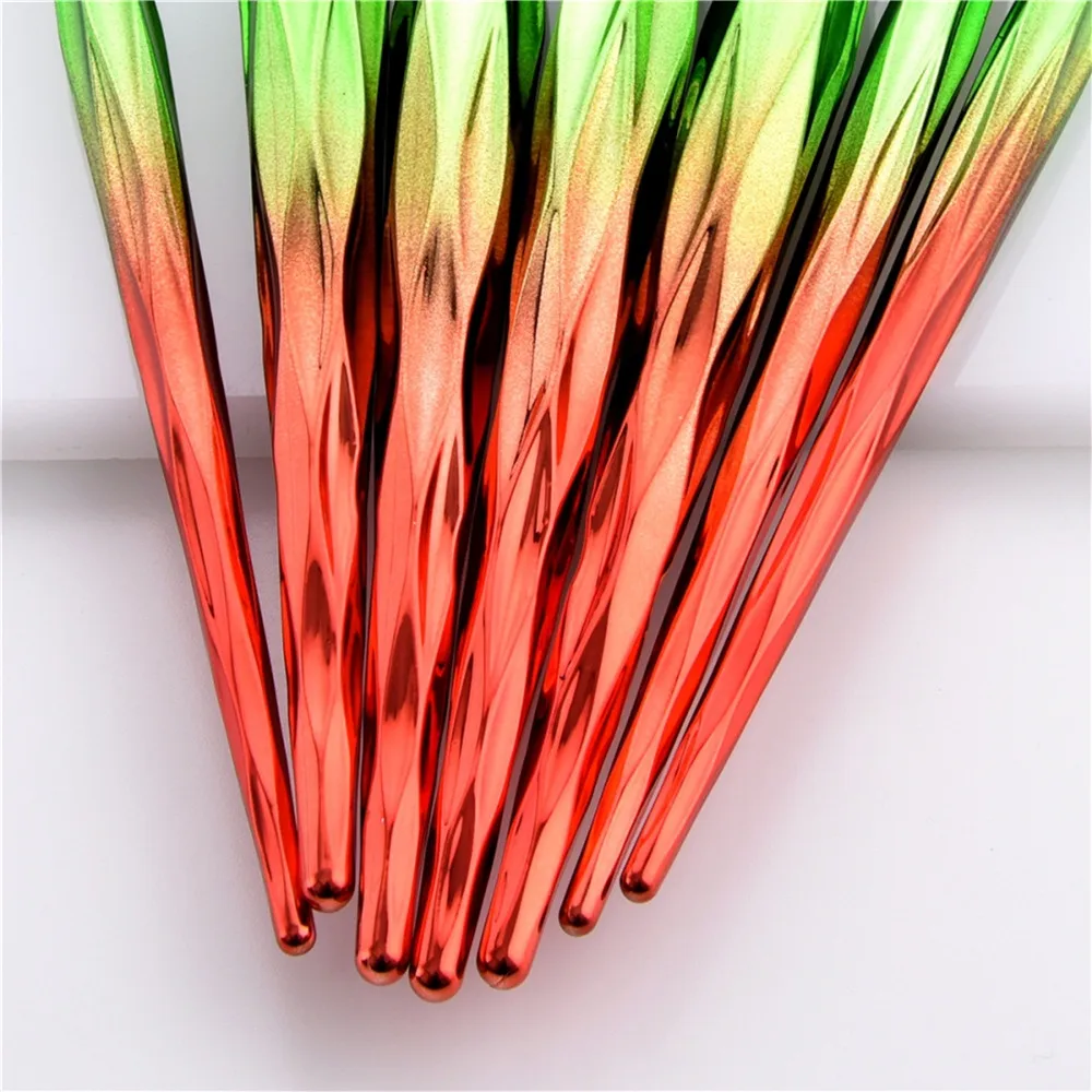 Pro Leaf Косметические кисти для макияжа Набор инструментов Красочные Тени Карандаш