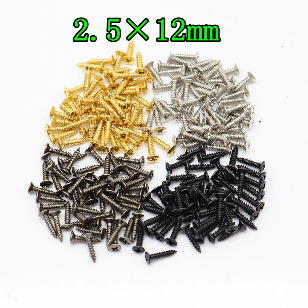 3050100 pcs elektrische gitarre bass schlagbrett backplates jack platte montage schrauben für st tl sg lp gitarre free global shipping