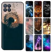 For Realme Case 6 4  Silicone Soft TPU Phone Cover For Realme Pro OPPO Realme8 RMX3085 Cases Fashion black bumpers Coque