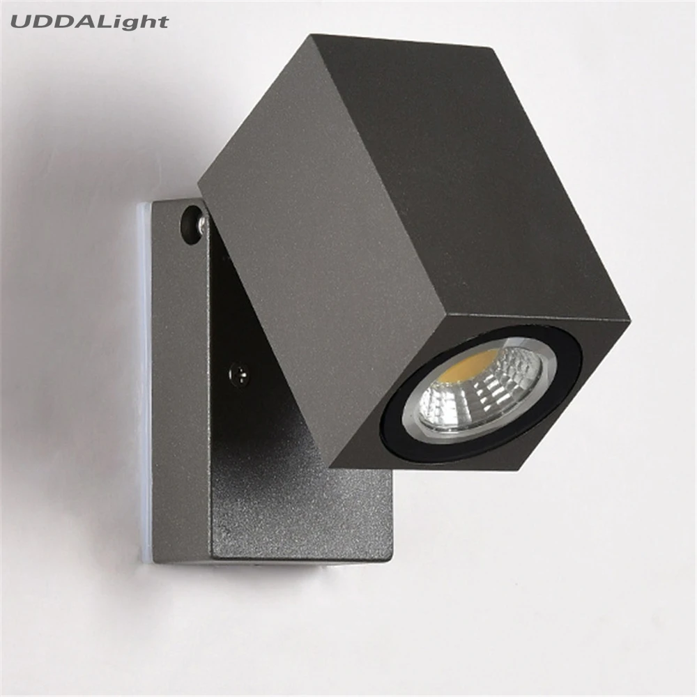 Регулируемые Настенные + лампы 5 Вт наружные светодиодные|Уличные настенные