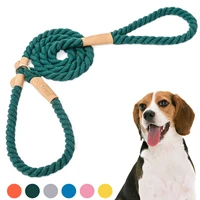 dog leash outdoor training leashes rope collar 2 in 1 adjustable collar lead small meidum large dog running leash dog collars
