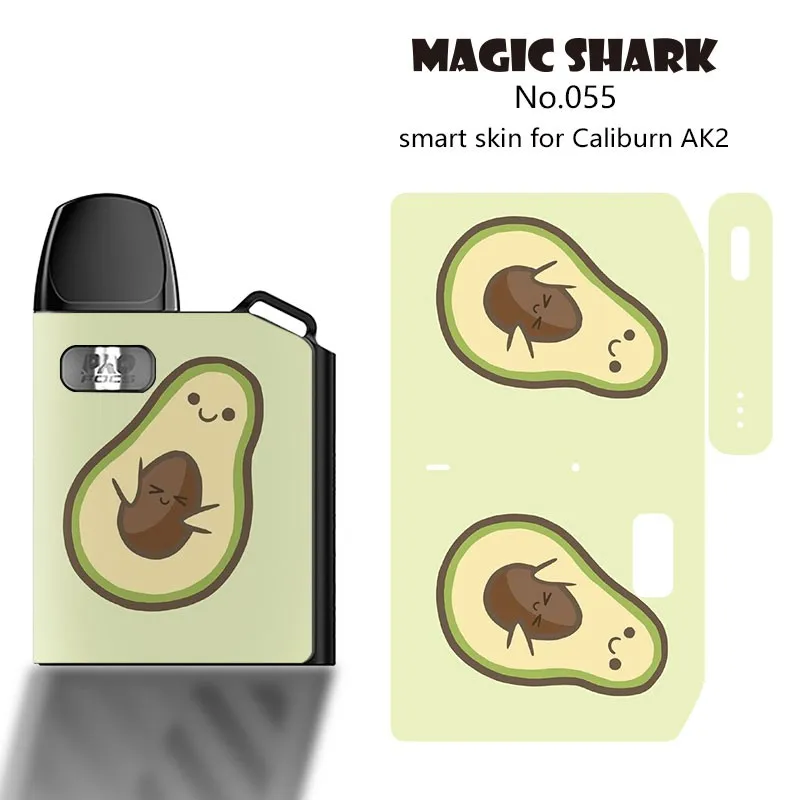 3M Stereo Matte Anime Skull Leaf Flower Game Over Girl Cover Skin Film for Caliburn Koko AK2 Sticker Case Uwell |