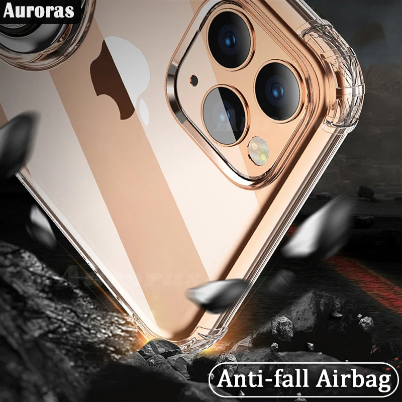 Чехол Auroras для Samsung M21 противоударный прозрачный чехол с воздушной подушкой