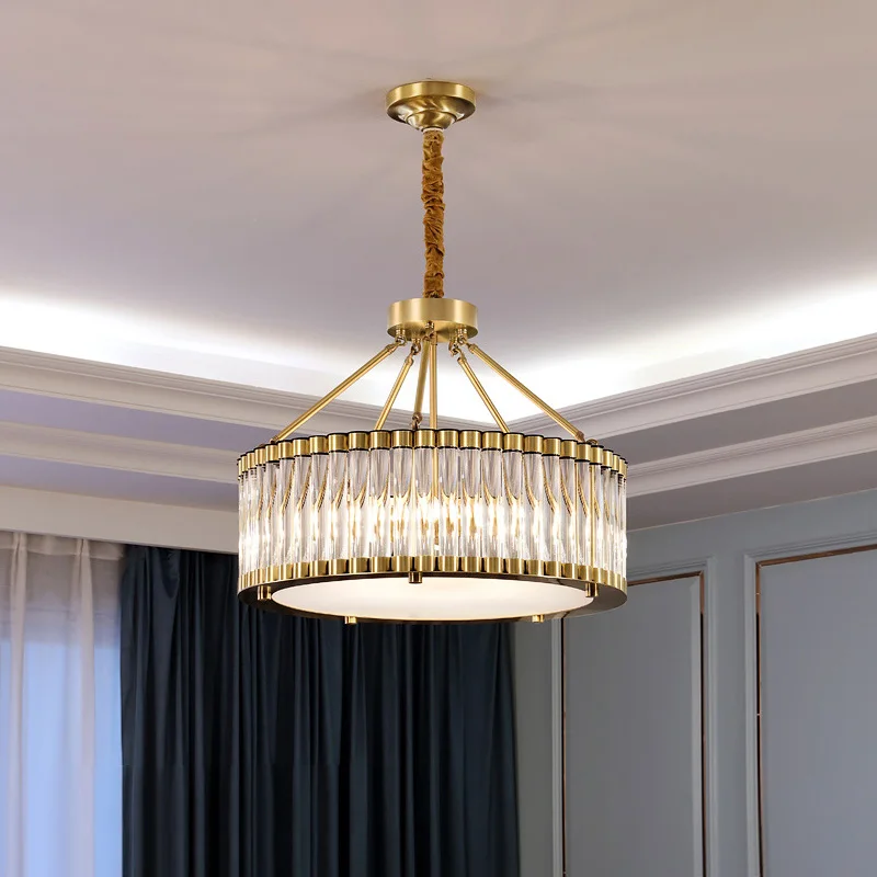

Modern Crystal Gold Ceiling Chandeliers Led Hang Lamp Chandelier Lighting For Living Room Bedroom Indoor Light Cristal Lustre