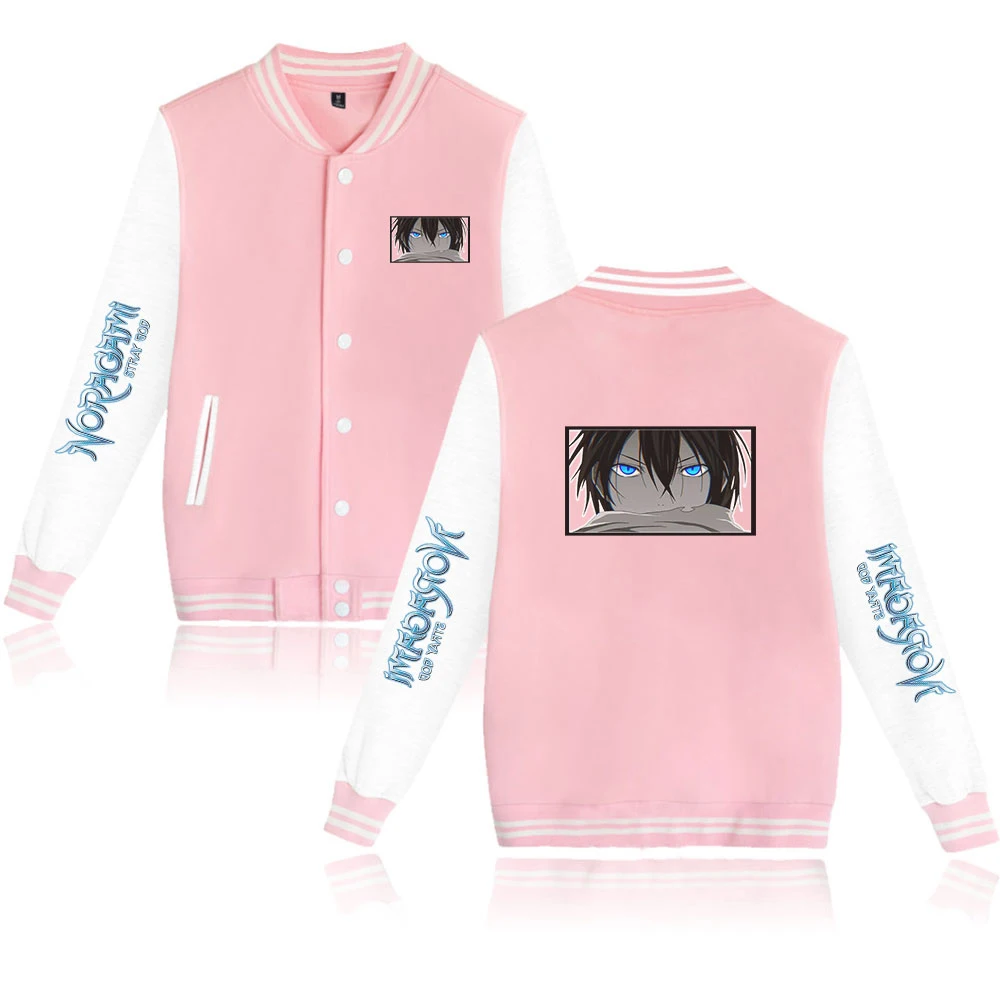 

Noragami printed Casual Women/Men winter streetwear Hot Sale Long Sleeve Baseball Jacket Clothes