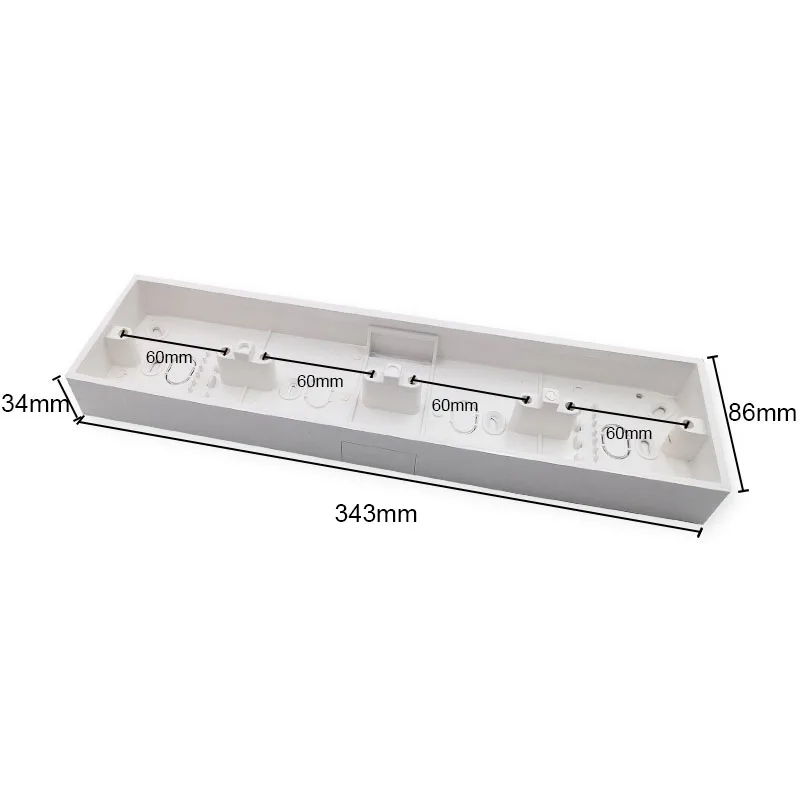 Высококачественный внешний настенный выключатель 4 gang распределительная