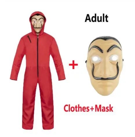 A costume with mask Маскарадный костюм «Дом дали»; сказочный костюм на Хеллоуин для детей; костюм салвара дали - Цвет: A costume with mask