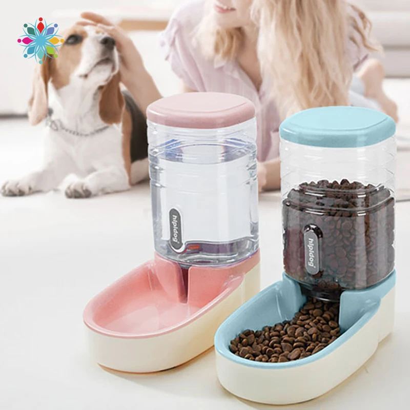 

Автоматический дозатор еды и водяной фонтан, л