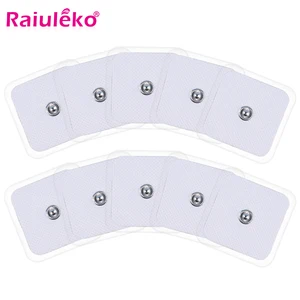 Tens snap подушечки электроды проводящая гелевая накладка, акупунктурный терапевтический массажер, терапевтический импульсный стимулятор электро-стикер