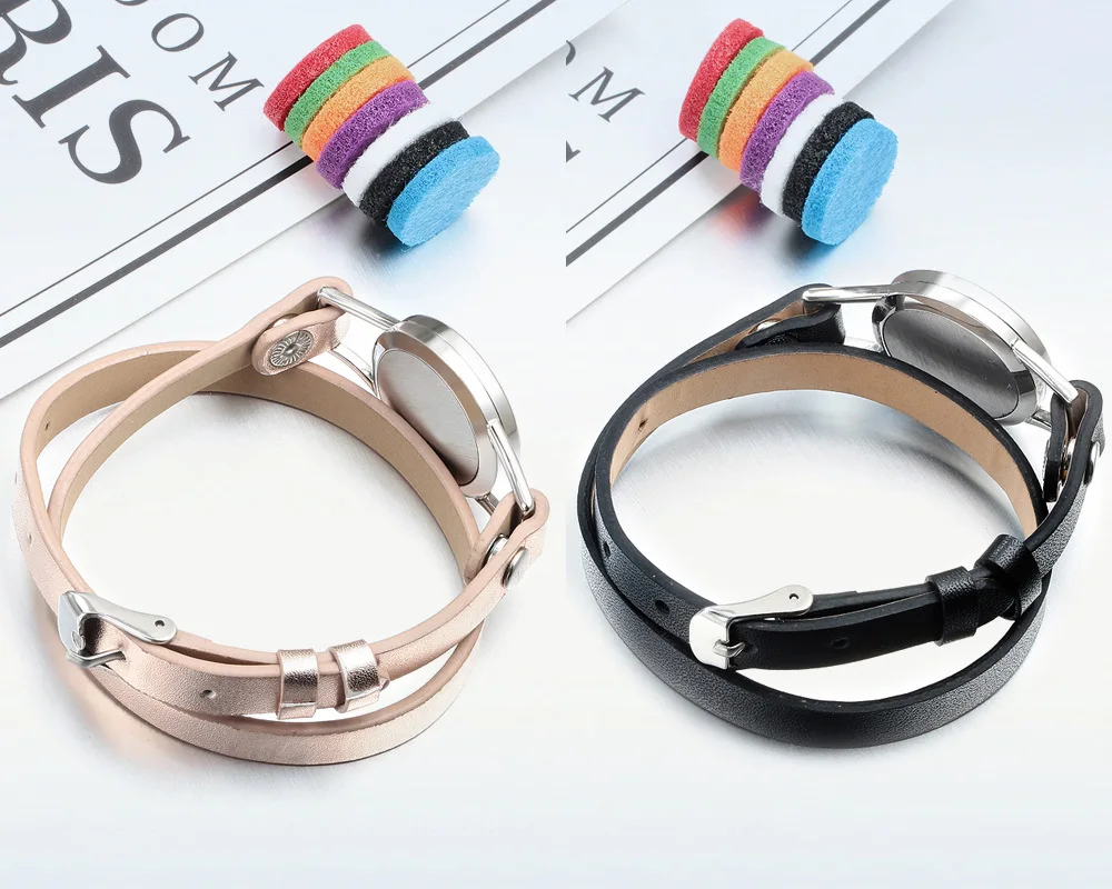 Европейский и американский модный простой кожаный браслет из нержавеющей стали