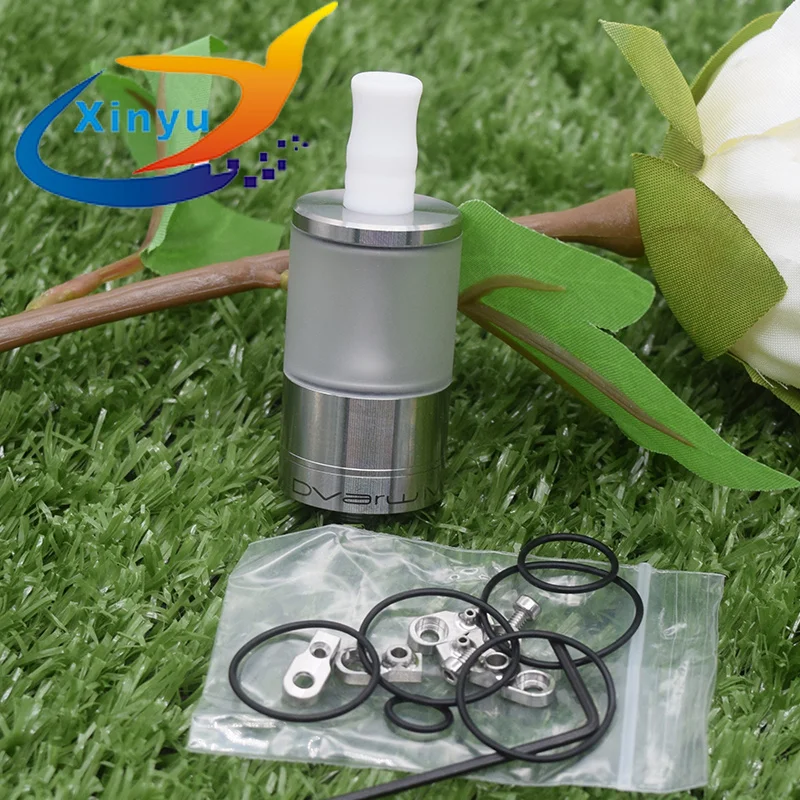 silver (only tank) Новинка, Dvarw MTL RTA, 5 мл, больше, овальное отверстие дымохода, 316, нержавеющая сталь, 22 мм, Ремонтный бак, vs Dvarw DL RTA, подходит для 510 модов - Цвет: silver (only tank)